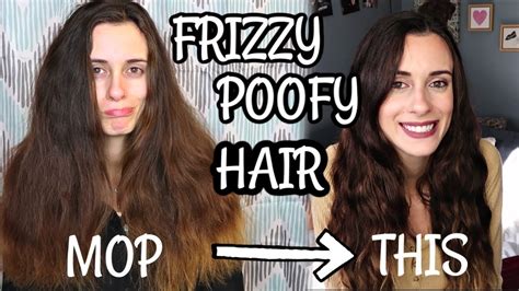 How To Manage Crazy Frizzy Poofy Hair My No Heat Hair Care Routine