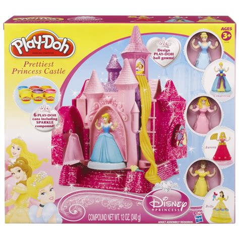 Play Doh Disney Princess Prettiest Princess Castle Set Amazon