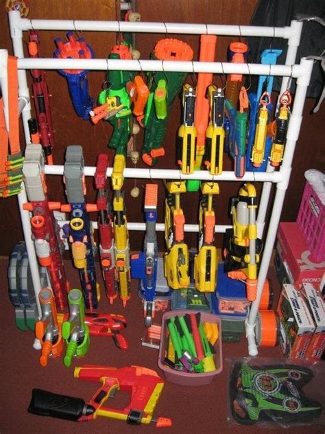 Decorate your nerf gun or dart storage container with paint to give it a fun flair and match it with the room decorations.13 x research source. Pin on Adam's room