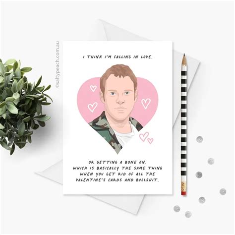 Jeremy Usbourne Valentine Card Salty Peach