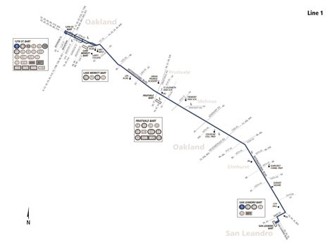 Ac Transit System Map