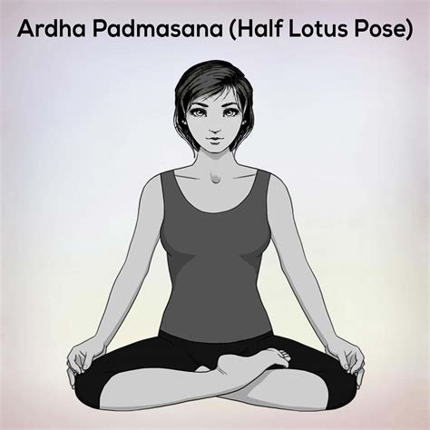 13 Padmasana Lotus Pose Drawing Yoga Poses