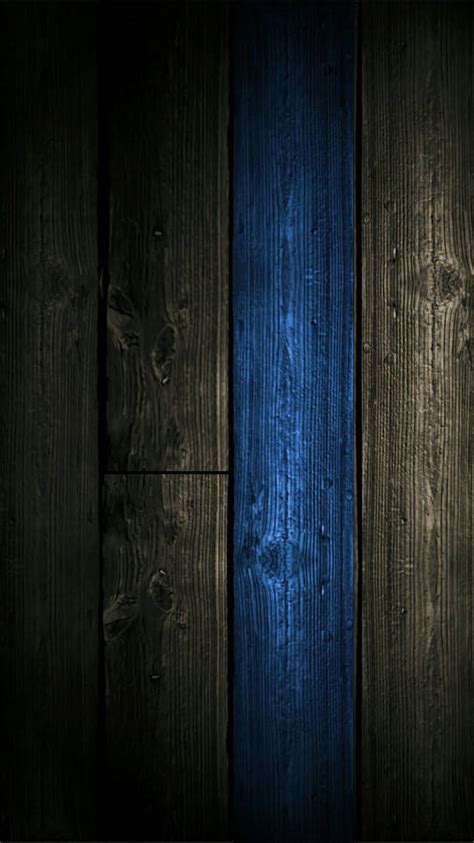 Download Oled 4k Blue Wooden Panel Wallpaper