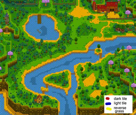 map of strange splotches in Cindersap Forest : r/StardewValley