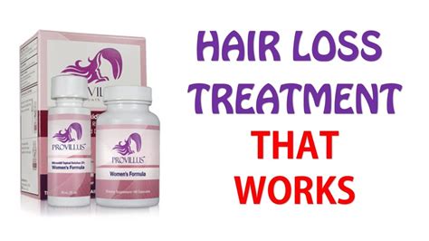 Best Hair Loss Treatment For Women Hair Loss Treatment That Works Provillus Review Youtube