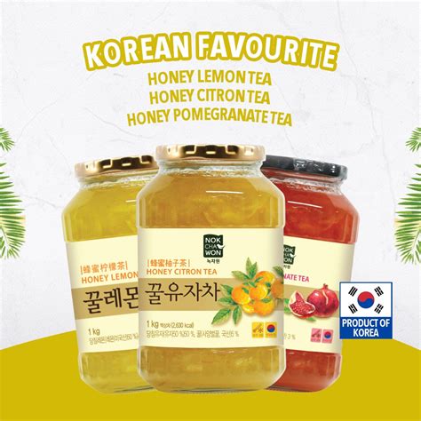 Korean S Favourite Honey Citron Lemon Pomegranate Ginger Tea