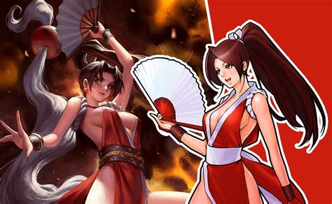 Phamoz Nos Muestra Un Llamativo Fan Art De Mai Shiranui De The King Of Fighters