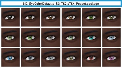 Ts2tots4 Poppet Default Replacement Eyes By Monochaos Monochaoss Sims Cc