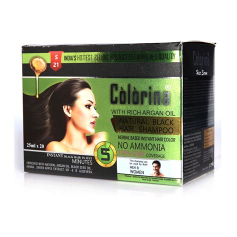 Color depositing shampoos and conditioners perfect for easy at home use. Buy Colorina 5 Minutes Instant Hair Colour Shampoo with ...