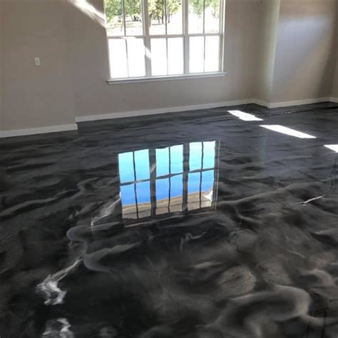 Black Metallic Epoxy Floor Clsa Flooring Guide