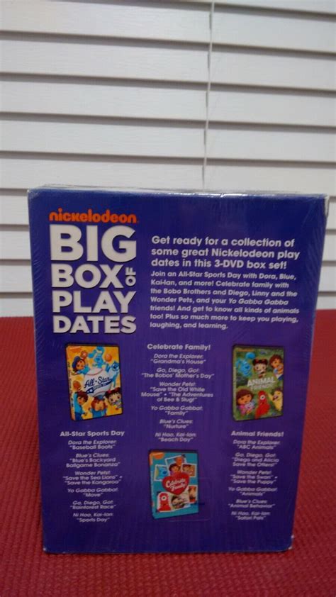 Nickelodeon Big Box Of Play Datesanimal Friendsall Star Sports Day