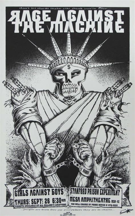 4,410,408 likes · 3,264 talking about this. Rage Against the Machine Original Rock Concert Poster ...