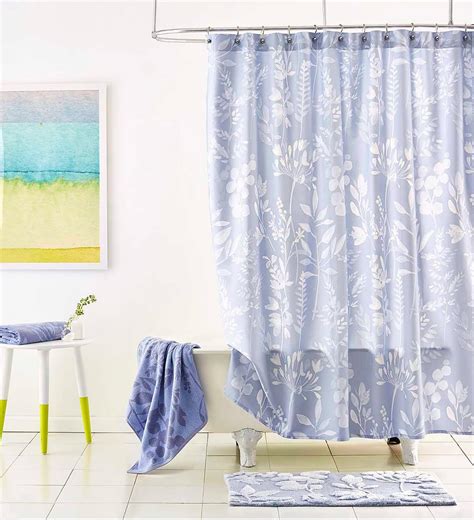 Bluebellgray Fleur Shower Curtain 72x72 Harebelle Home