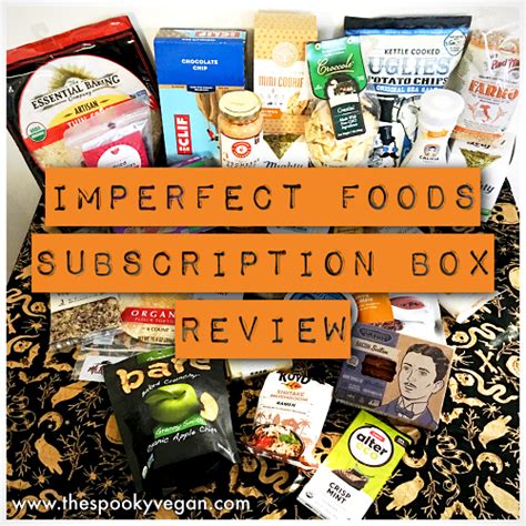 I am really happy i signed up for the imperfect produce box and can't. The Spooky Vegan: Imperfect Foods Subscription Box Review