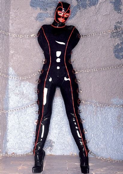 Demask Heavy Rubber Deluxe Rubber Cover All Catsuit