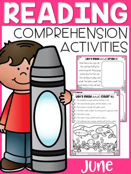 June Reading Comprehension Activities By Teaching Biilfizzcend Tpt