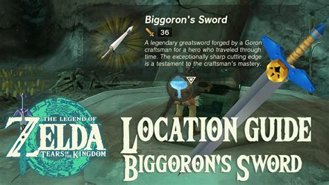 Biggorons Sword Location Guide The Legend Of Zelda Tears Of The