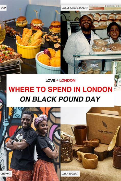 There Is A Collage Of Pictures With People In London And On Black Pound Day