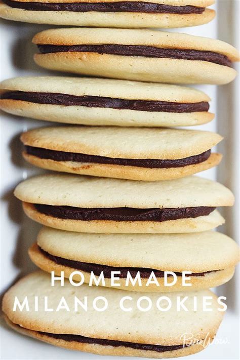 Homemade Milano Cookies Because Why Buy These When Theyre Super Easy