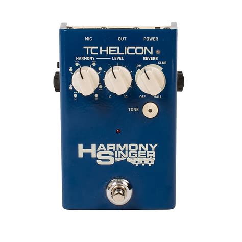 Tc Helicon Harmony Singer Vocal Effect Preamp Pedal Reverb