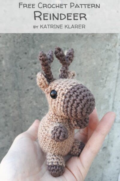 free crochet pattern reindeer · free crochet patterns