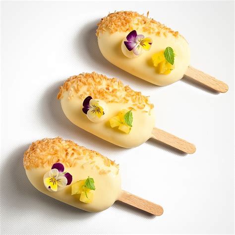 antonio bachour: Roasted Coconut Popsicle | Popsicle recipes, Coconut popsicle recipes, Desserts