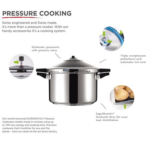 Kuhn Rikon Duromatic Inox Pressure Cooker Long Handle