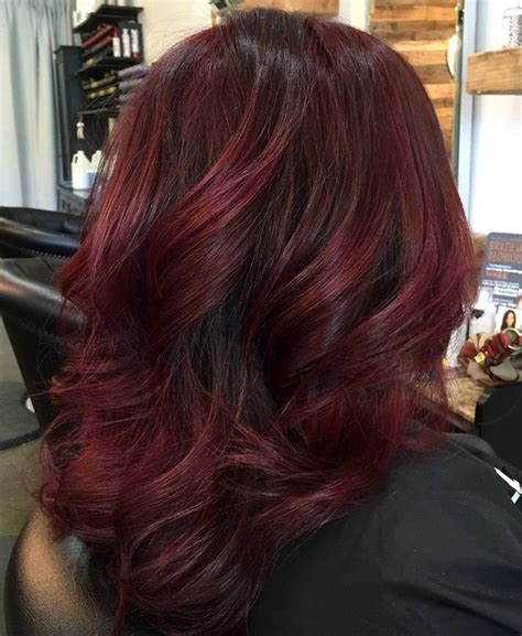 49 Of The Most Striking Dark Red Hair Color Ideas