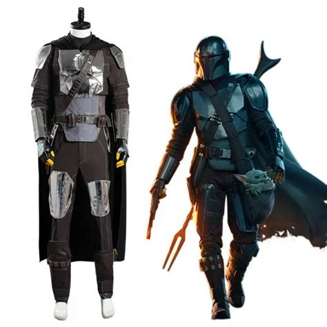 The Mandalorian Season 2 S2 Cosplay Costume Beskar Armor Uniform Full