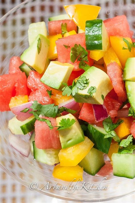 Cucumber Watermelon Summer Salad Is A Light And Refreshing Salad