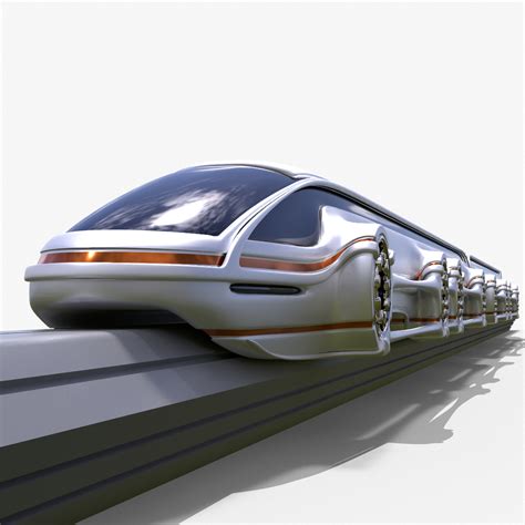 Futuristic Train 3d Turbosquid 1660013