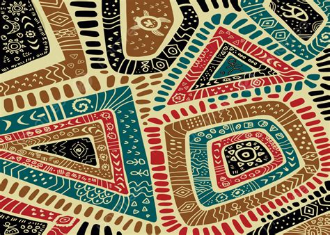 African Tribal Culture Pattern Background African Tribal Culture