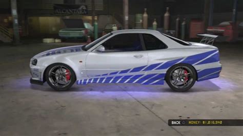 Midnight Club Los Angeles 2 Fast 2 Furious Cars Youtube