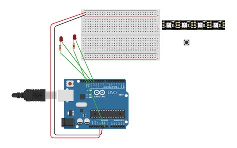 Circuit Design Blinking Leds Tinkercad