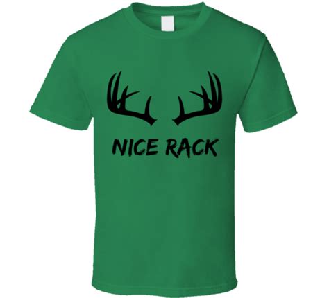 nice rack funny t shirt novelty buck deer antler tshirt t clothing tee top ebay