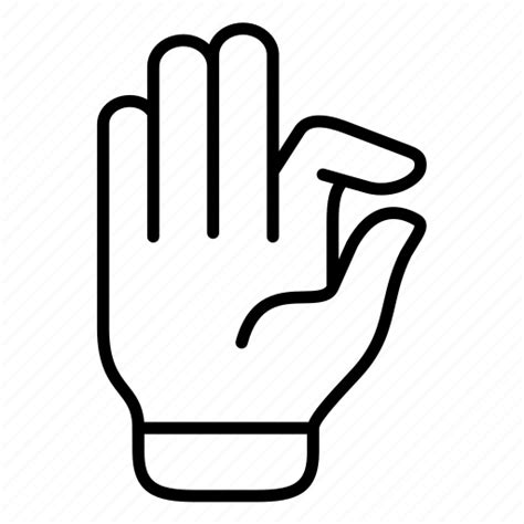Finger Gesture Hand Pinch Taking Icon