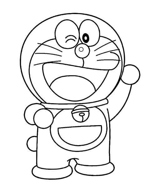 Mewarnai Doraemon Gaya Terbaru 21 Gambar Mewarnai Doraemon