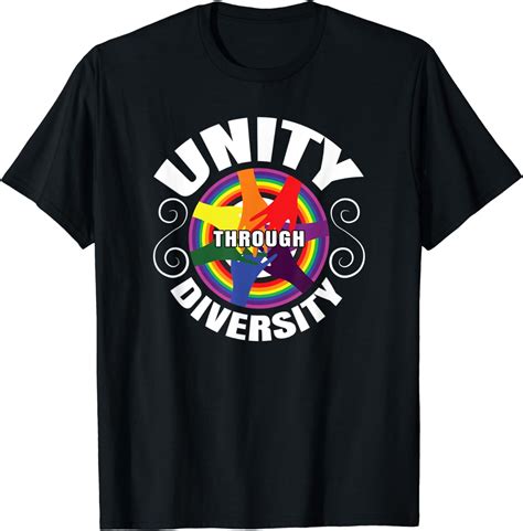 Unity Through Diversity Differences Celebrate T Shirt