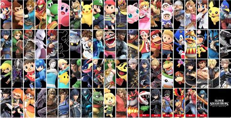 Super Smash Bros Ultimate Roster By Badboylol On Deviantart