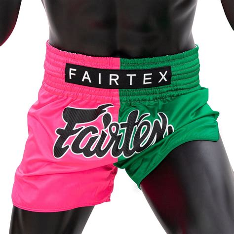Fairtex Pink Green Muay Thai Shorts Bs1911 Nak Muay Wholesale
