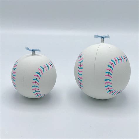 Jumbo Baseball 2x Powder Softball Gender Reveal Ball Custom