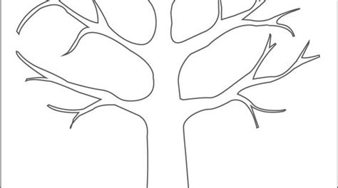 Print This Free Tree Template From The Imaginationbox To Create Your