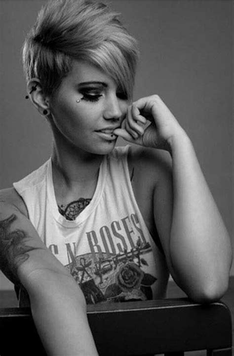 50 Mind Blowing Short Hairstyles For Short Lover Edgy Short Hair Hair Styles Super Short Hair