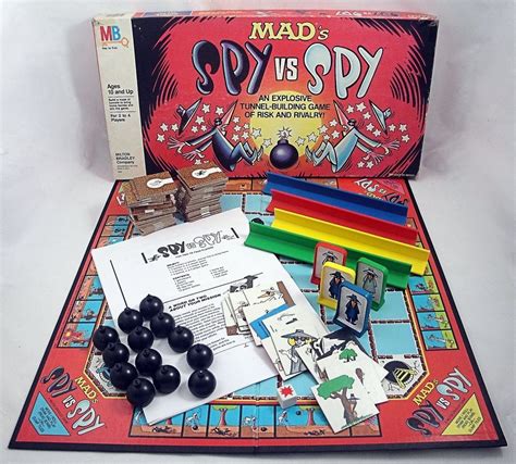 Mad Magazine Spy vs Spy Vintage 1986 Board Game Explosive Risk Rivalry