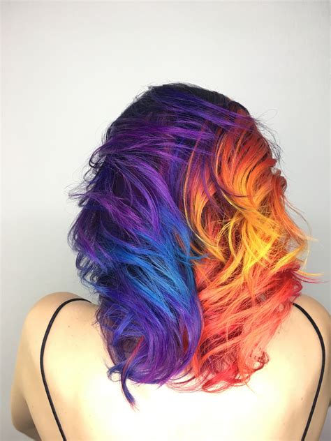 Fire And Ice Hair Color Colorsa
