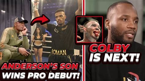 Leon Edwards Says Colby Covington Next Fight Anderson Silvas Son