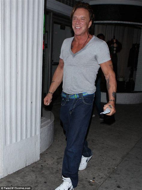 Mickey Rourke Returns To Tattoo Shop Just Days After Getting New Ink