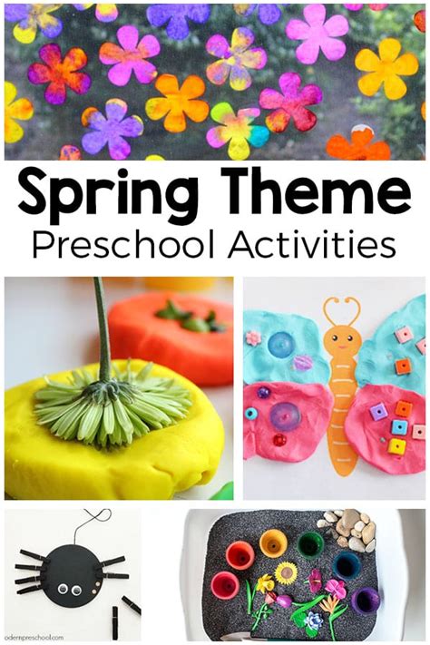 Spring Theme Activities For Preschool