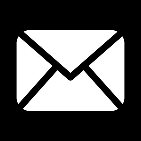 Mail App Icon Black Ihsanpedia