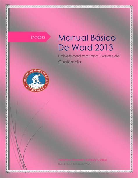 Manual Básico De Word 2013 By Eliza Issuu